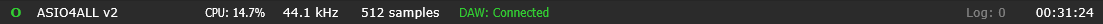 Status bar